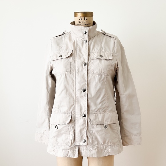 Banana Republic Tan Field Jacket Classic Military Layers - small - Picture 1 of 15